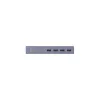 KVM jungiklis Unitek V307A USB HDMI 2 prievadai 4K Ultra HD 3840x2160@60Hz HDCP 2.2, metalinis korpusas, pilka