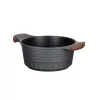 Virtuvės indas Resto Kitchenware Capella 2,6 L apvalus juodas medinis