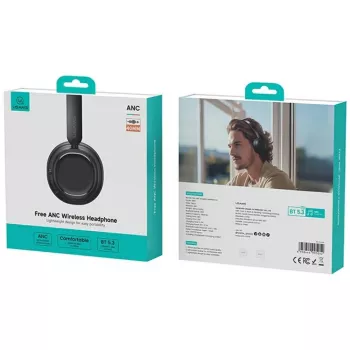 Belaidės ausinės Bluetooth 5.3 Usams SR01 ANC juodos