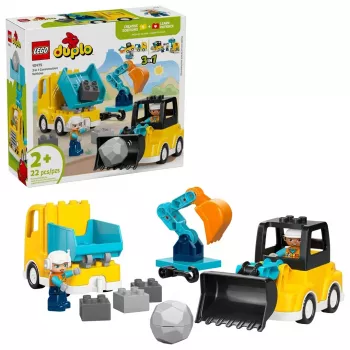LEGO DUPLO 10475 3 viename statybinės transporto priemonės