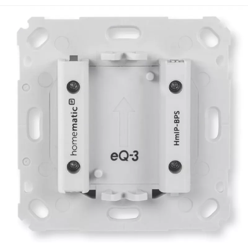 Belaidis mygtukinis jungiklis montuojamas ant sienos Homematic IP HmIP-BPS, baltas, IP20, 71×71×43 mm