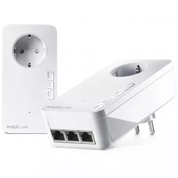 devolo Magic 2 LAN triple Powerline Starter Kit, iki 2.400 Mbit/s, 3x Gigabit LAN (vienam įrenginiui)