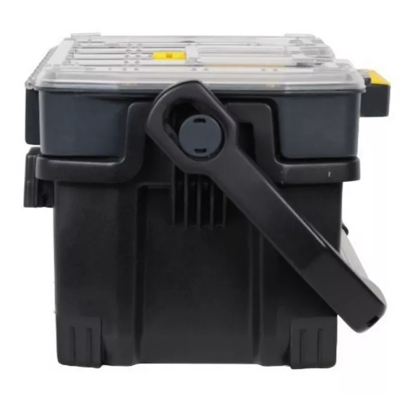 Stanley 1-97-514 dėžutė smulkioms detalėms/įrankiams juoda, permatoma