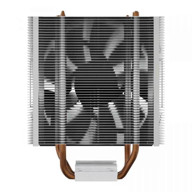 Aušintuvas SAVIO SAVGCOFROSTX2 120 mm juodas, 2 šilumos vamzdeliai, 800–1800 RPM, 4 kontaktų
