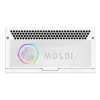 Gamemax RGB 1050G WH 1050W maitinimo blokas, 80 PLUS Gold, pilnai modulinis, baltas