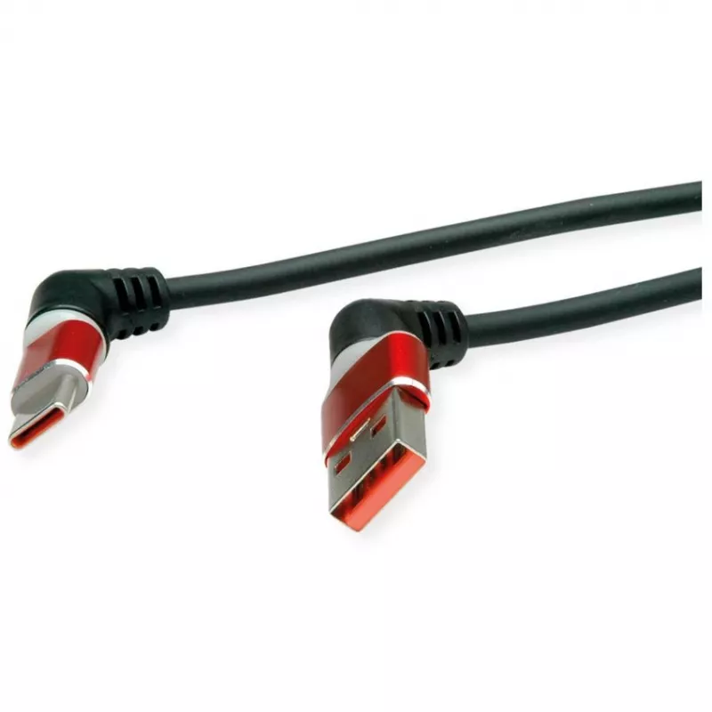 ROLINE USB 2.0 kabelis 360° sukamasis A-C ST/ST 2m