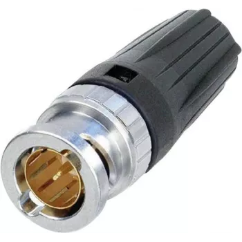 Neutrik NBLC75BVZ17 BNC laido jungtis, aliuminis, juoda
