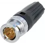 Neutrik NBLC75BVZ17 BNC laido jungtis, aliuminis, juoda