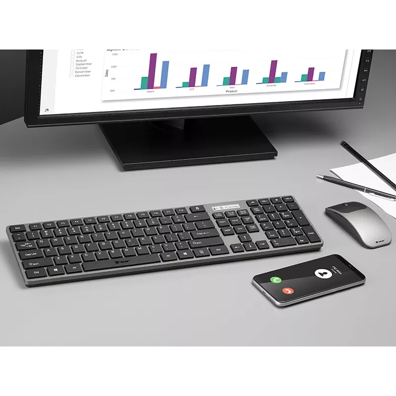 Tracer SET TRAKLA46773 belaidė klaviatūros ir pelės kombinacija RF Nano Wireless