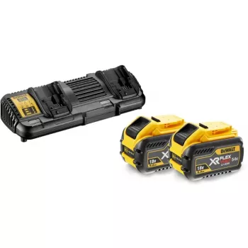 DEWALT DCB132 Flexvolt rinkinys – 2 x DCB547 18V/54V 9.0Ah akumuliatoriai