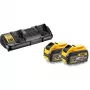 DEWALT DCB132 Flexvolt rinkinys – 2 x DCB547 18V/54V 9.0Ah akumuliatoriai