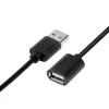 Prailginimo laidas USB AM-AF 1,8 m juodas