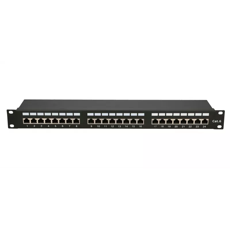 Extralink CAT6 STP V2 | Pataisų skydelis | 24 prievadai