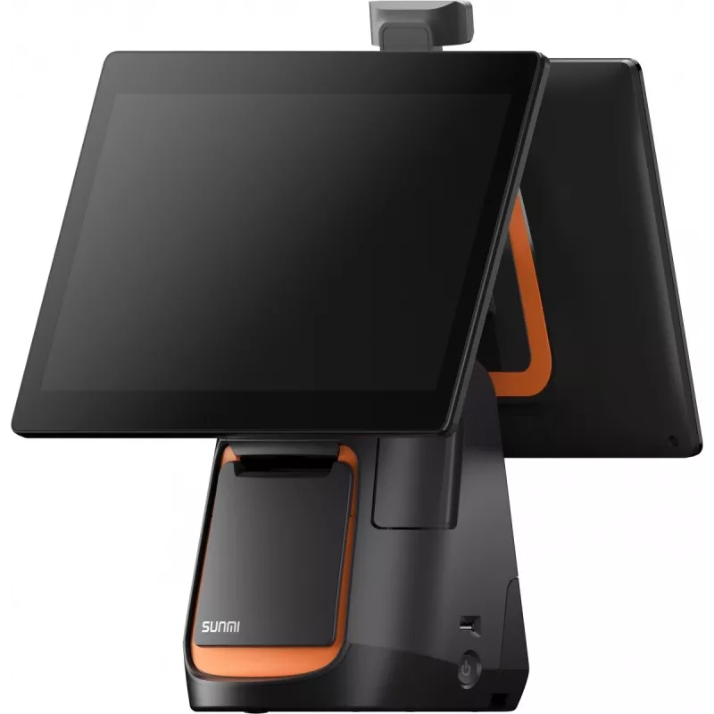 SUNMI Desktop POS T2s, Android 9, 15.6+10 colių, 4/64GB, 80mm, WiFi