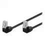 Tinklo kabelis Goobay 96077 Juoda 0,5m Cat5e F/UTP
