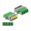 DeLOCK 86902 optinio pluošto mova LC Quad moteris – LC Quad moteris vienmodė žalia