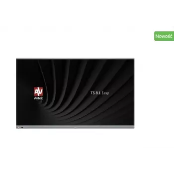 Interaktyvus monitorius AVTEK TS 8.1 EASY 65, 65 colių (165,1 cm), 3840×2160 UHD, infraraudonųjų spindulių 20‑taškinis lietimas, Wi‑Fi, 400 cd/m²