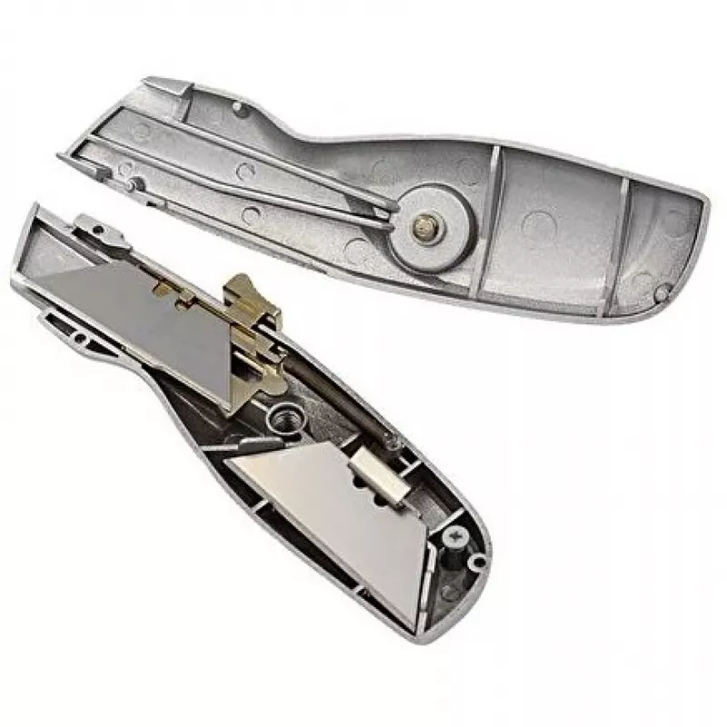 Pjovimo peilis WEDO 78 808 fiksuotu peiliuku, aliumininis korpusas, ašmenų plotis 44 mm