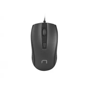 Natec Optical Mouse HOOPOE 2 1600 DPI, USB, juoda