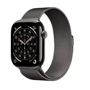 Apple Watch Series 11 GPS + Cellular 46 mm Slate Titanium Korpusas su Slate Milanese Kilpa M/L