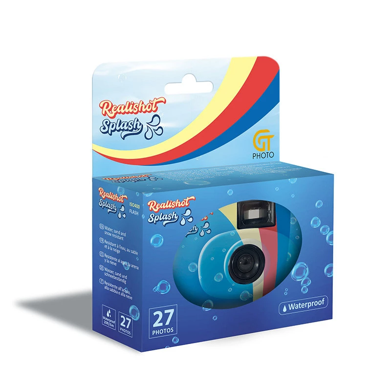 Vienkartinis vandeniui atsparus fotoaparatas GT Photo GT27WP – 27 kadrų