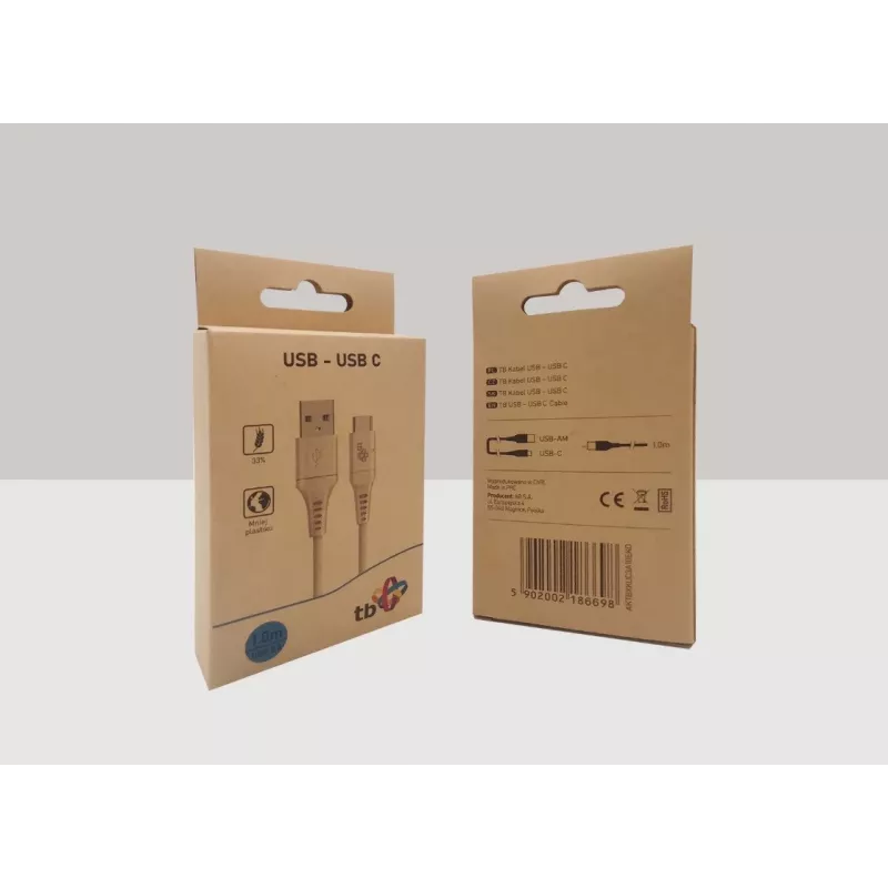 TB Touch Eco Friendly USB A 2.0 - USB C laidas