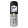 DECT belaidis telefonas Panasonic KX-TGU442 — 2 rageliai, skambučio numerio atpažinimas, 2,1 colio ekranas, juodas/sidabrinis