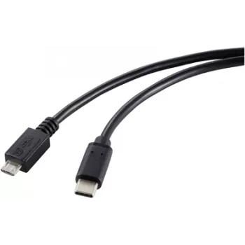 Renkforce RF-5720396 USB kabelis juodas