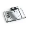 Vandens blokas BitsPower Classic VGA BP-VG3070FE — 125×171.4×28.4 mm, 3 kontaktų RGB, juodas/sidabrinis/permatomas