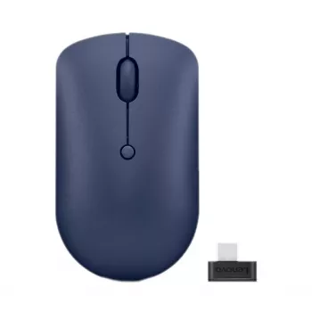 Belaidė optinė pelė Lenovo 540 RF, ambidekstrinė, 2400 DPI, 2.4 GHz USB‑C imtuvas, mėlyna