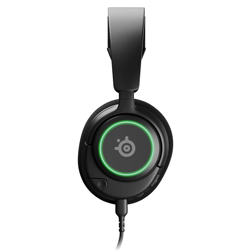 Steelseries Arctis Nova 3 ausinės, laidinės, lankeliu, žaidimams, USB Type-C, juodos