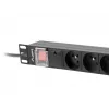 Lanberg PDU-08E-0200-BK 1U 8x Type E 16A 230V perjungiamas PDU