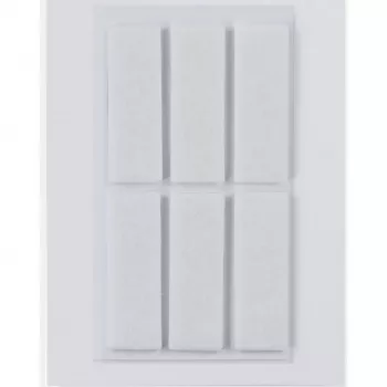 HERMA 15186 lipnūs etikečių lapeliai balti 15x45 mm 6 vnt.