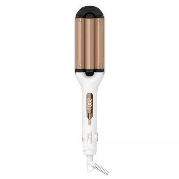 Plaukų banguotojas Concept GLAM Style KT2140 — 100 W, 120–200 °C, 9 temperatūros lygių, 1,8 m sukamas laidas, auksinis