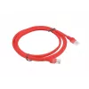 PATCHCORD Cat.6 UTP 2M Raudonas FLUKE IŠLAIKĘS LANBERG 10-VNT PAKUOTĖ