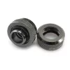 XSPC jungtis G1/4 prie 14mm kieto vamzdelio, juodas chromas - 8 vnt.