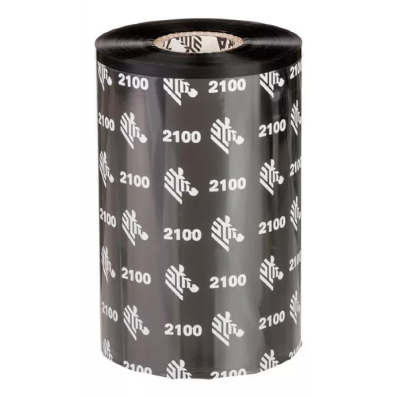 Zebra 2100 Wax termo juosta 450 m Juoda