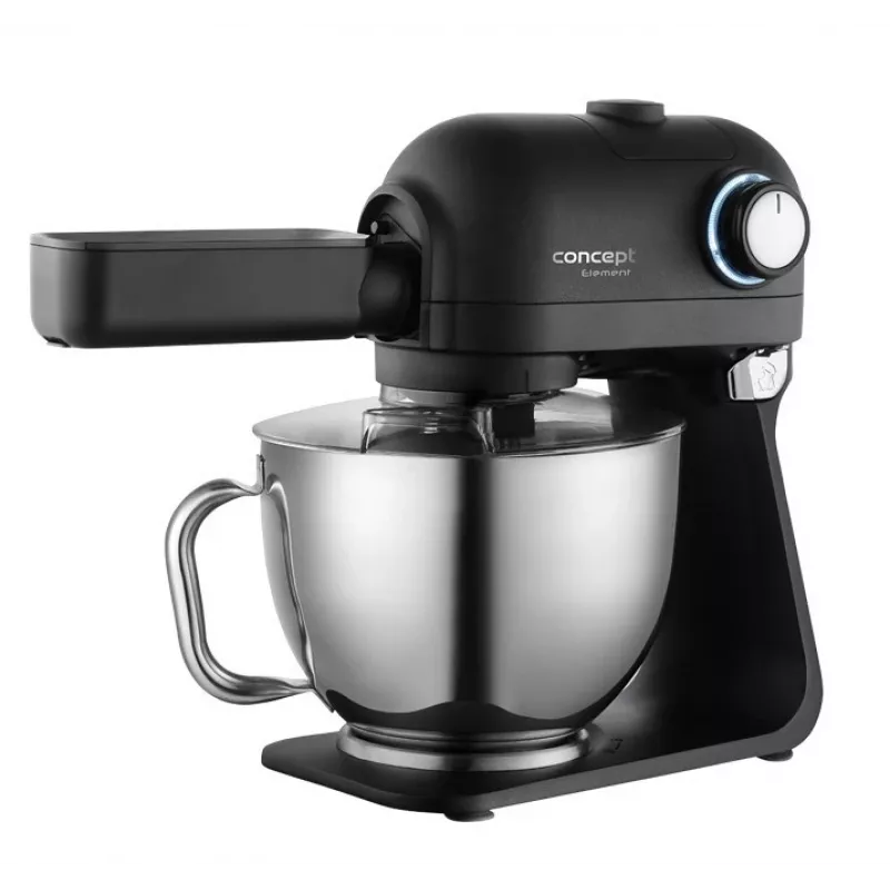 Planetinis maišytuvas Concept RM8000 - 1200 W virtuvės kombainas, juodas