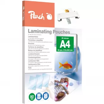 Peach PPR080-02 laminavimo maišelis A4 (25 vnt.)