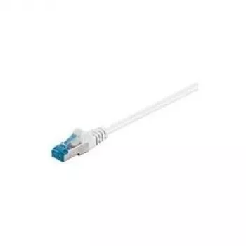 Wentronic Goobay CAT 6a Patch Laidas, S/FTP (PiMF), Baltas, 50 m - LSZH Halogen-Free, Varis (94910)