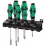 Wera 334 SK/6 atsuktuvų rinkinys 6 dalių, plyšiniai ir Phillips (05007680001)