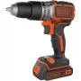 Akumuliatorinis gręžtuvas-suktuvas Black & Decker BCD383D2XK-QW 18 V, 2 Ah x2, 13 mm griebtuvas, oranžinis
