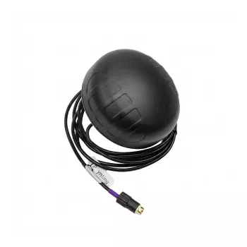 Poynting A-PUCK-0001-V2-01 juoda 5G/LTE SISO antena su SMA (M) jungtimi ir 2 m kabeliu, 6 dBi, skirta transporto priemonėms / jūrų reikmėms, PUCK-1