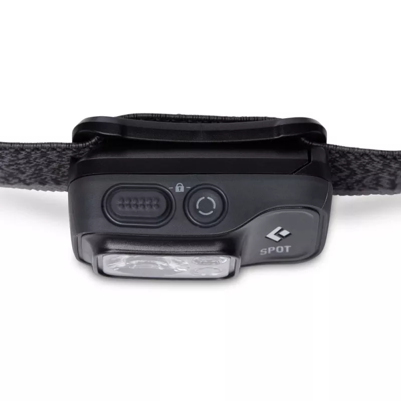 Kaktinė lemputė Black Diamond Spot 400 — 400 lm, LED, IPX8, AAA, spindulys 12–100 m, juoda