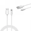 Savio Cl-193 USB kabelis USB 2.0 2 m USB A USB C/Lightning Baltas