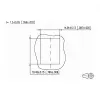 Metz 130B22-E RJ45 keystone lizdas