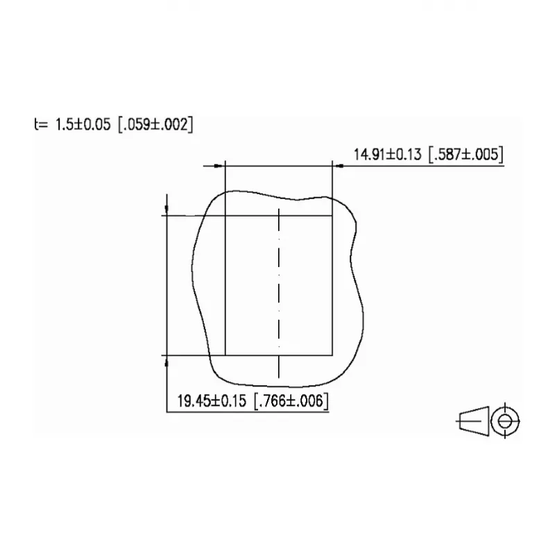Metz 130B22-E RJ45 keystone lizdas