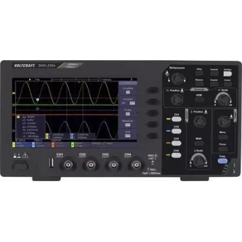 VOLTCRAFT DSO-2104 Skaitmeninis osciloskopas 100 MHz 4 kanalai 1 GSa/s 80 kpts 8 bitų (VC-11539895)