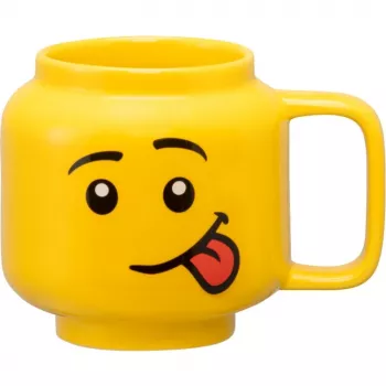 LEGO EYZ65827 Mažas keraminis puodelis su juokinga veideliu 255 ml