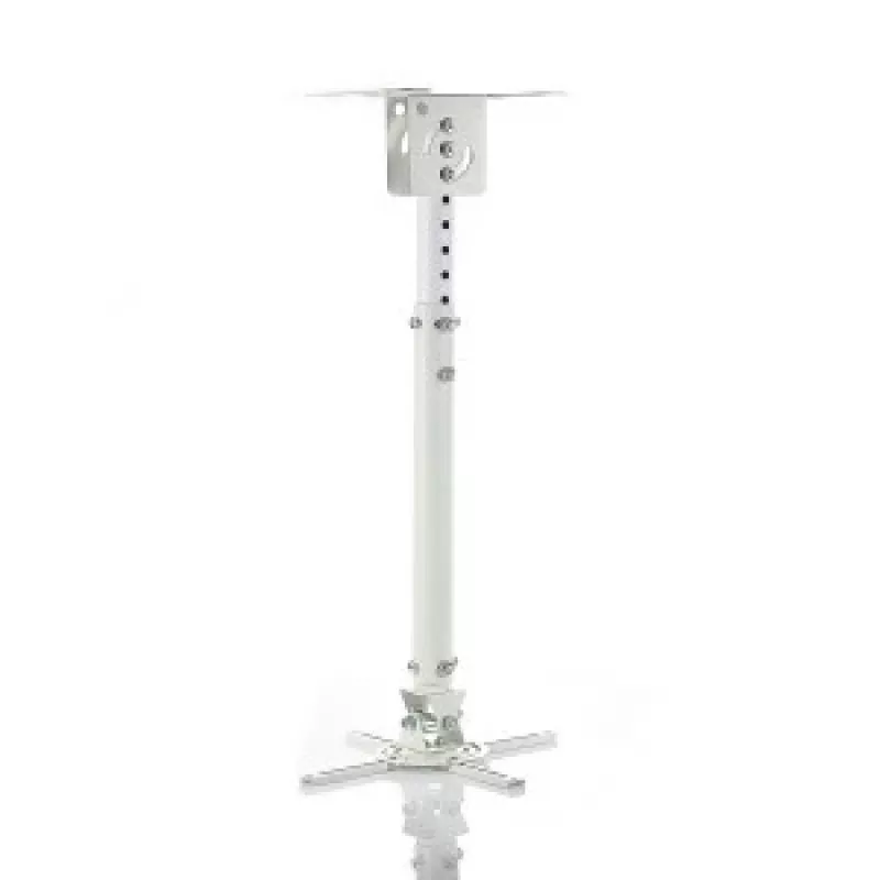 Lubinis projektoriaus laikiklis P-107W 45-76 cm baltas 15 kg